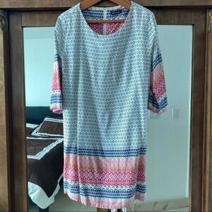 Dress 14 pink long sleeve Moda